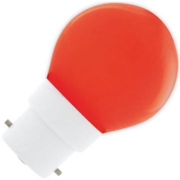 Bailey | LED Golf Ball Bulb | B22d| 1W (replaces 10W) Red