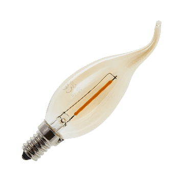Lighto | LED Flame Bulb | E14 | 1W Gold