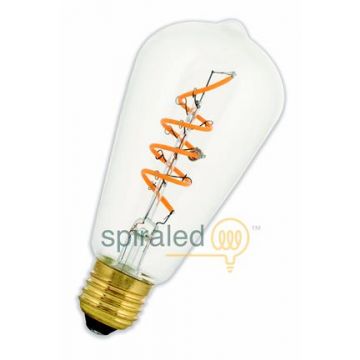 Bailey Spiraled Alva | LED Edison Bulb | E27 Dimmable | 4W (replaces 40W)