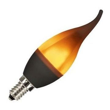 Bailey | LED Flame Candle bulb with tip | E14| 1W (replaces 5W)
