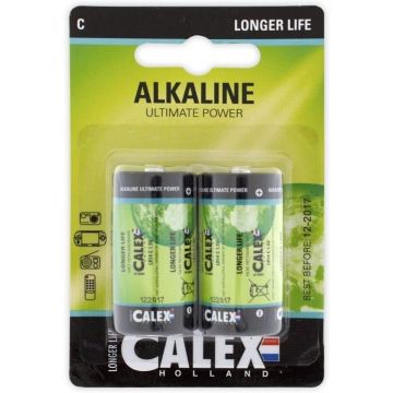 Calex Alkaline babycell C/LR14 batteries 2 pieces
