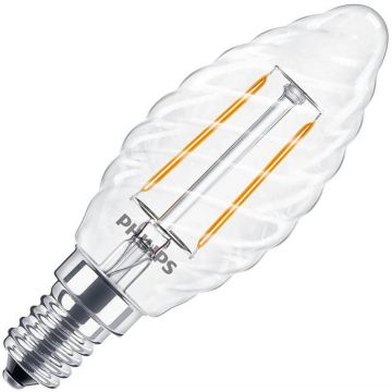 Philips | LED Twisted Candle Bulb | E14 | 2,3W (replaces 25W)