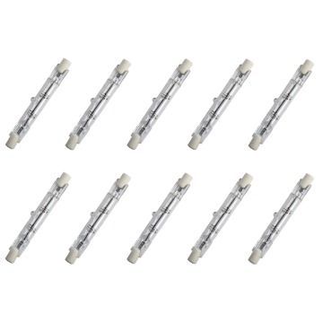 10x Halogen Rod lamp | R7s Dimmable | 48W 78mm