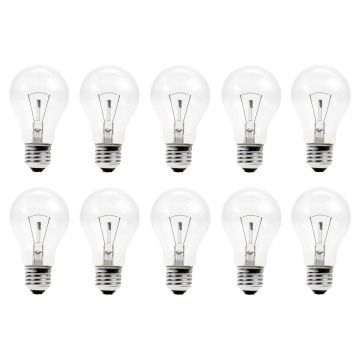 10x Incandescent Light Bulb | E27 Dimmable | 15W