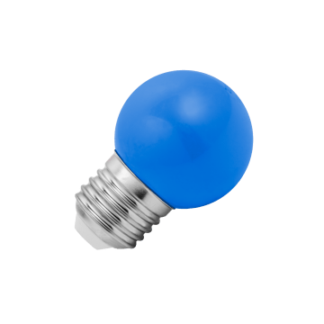 Lighto | LED Golf Ball Bulb Plastic | E27 | 1W Blue