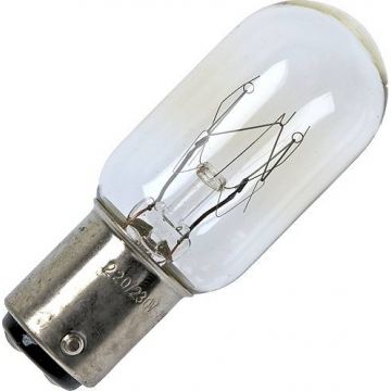 Incandescent Tube Bulb | Ba15d Dimmable | 25W 58mm 