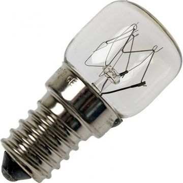 Incandescent Oven Tube Bulb | E14 Dimmable | 25W 57mm 
