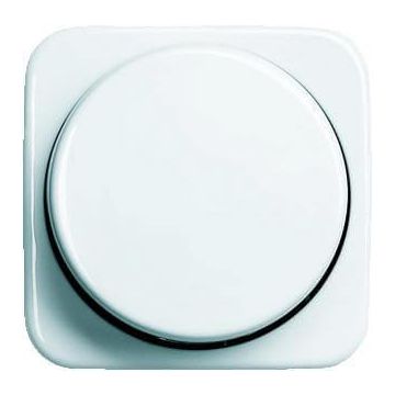 BJ cover plate with rotary switch white