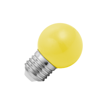 Lighto | LED Golf Ball Bulb Plastic | E27 | 1W Yellow