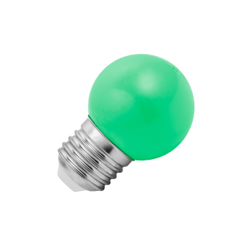  Lighto | LED Ball Lamp Plastic | E27 | 1W Green