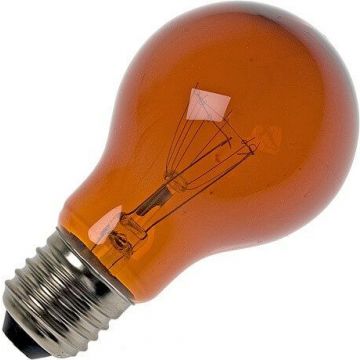 Incandescent Fireplace Light Bulb | E27 Dimmable | 60W Amber
