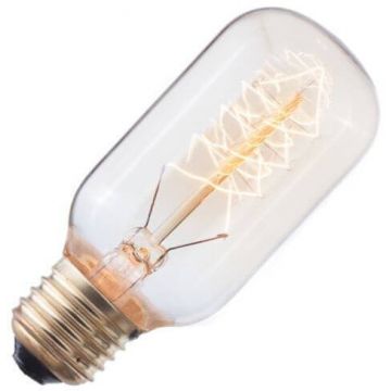 Carbon Filament Tube Bulb | E27 Dimmable | 40W 125mm Gold