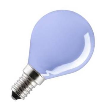 Incandescent Golf Ball Bulb | E14 Dimmable | 25W Blue