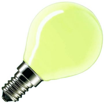 Incandescent Golf Ball Bulb | E14 Dimmable | 15W Yellow