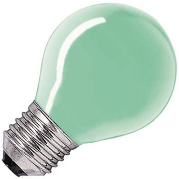 Incandescent Golf Ball Bulb | E27 Dimmable | 25W Green