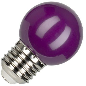 Bailey Golf Ball Bulb Purple | LED Filament 1W | E27 Plastic