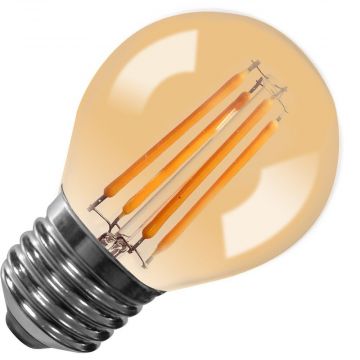 Lighto | LED Golf Ball Bulb | E27 Dimmable | 4W Gold