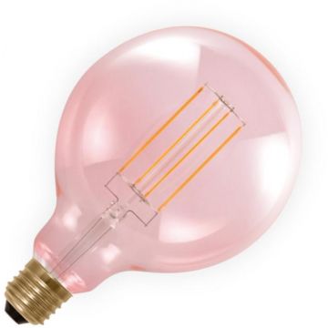 Segula | LED Globe Bulb | E27 Dimmable | 6W (replaces 30W) 125mm Pink