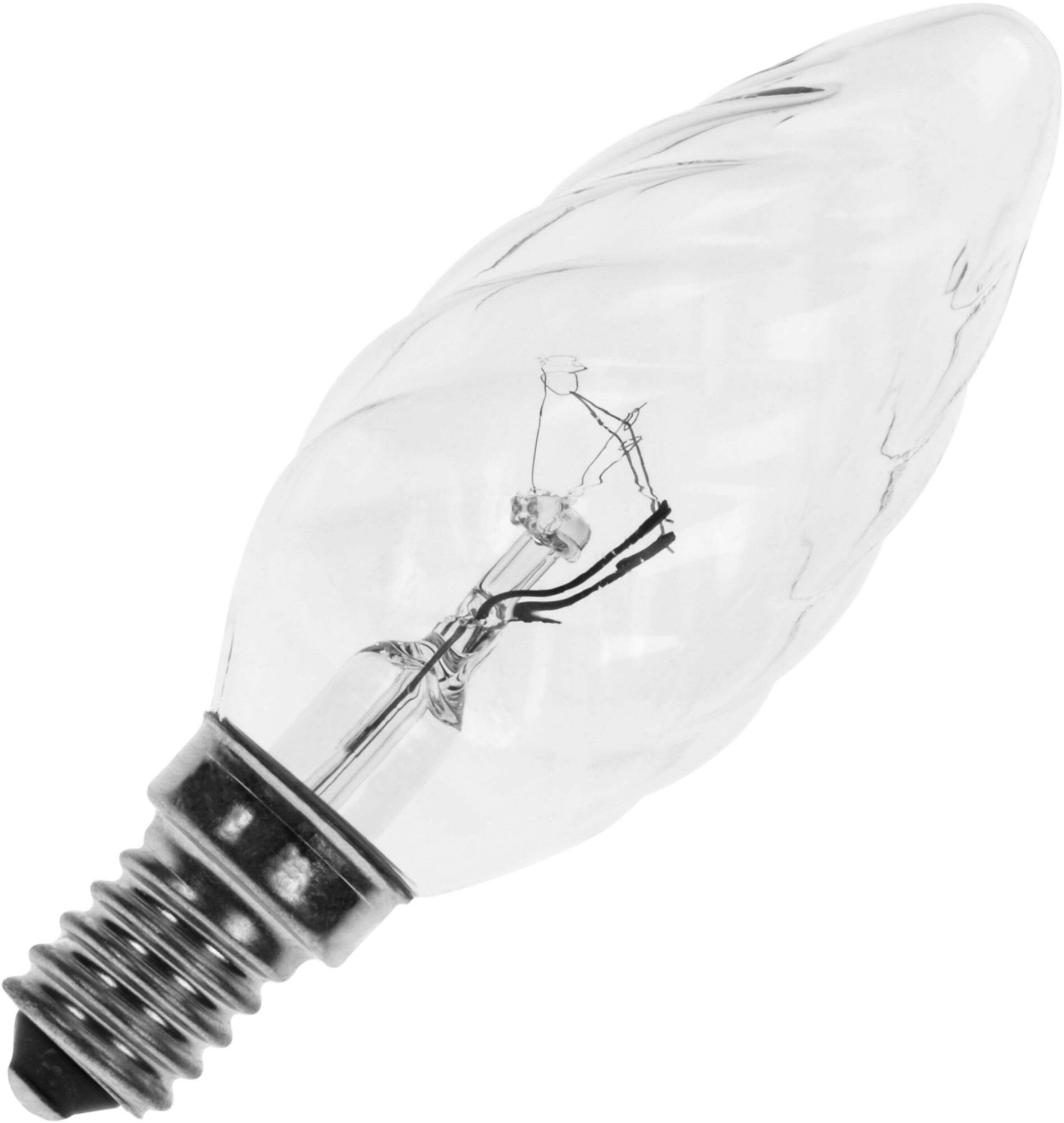Incandescent Twisted Candle Bulb | E14 Dimmable | 11W