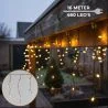 Lighto | Christmas lights | icicle lights | IP44 | Suitable for indoor &amp; outdoor | 8-Functions | 460 LED lights | 16-meter cable