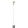 Floor light Concrete Straight E27 white