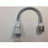 Fixture conversion E27 to GU10 with flex arm 30 cm