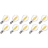 Lighto | LED filament | Small socket E14 | Ball Lamp | Bright | 45mm | 5W | 10 pcs.