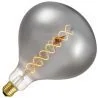 Lighto | LED filament | Large socket E27 | Superlux bulb | Black | 160mm | 6W