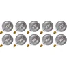 Lighto | LED filament | Large socket E27 | Globelamp | Gold | 125mm | 5W | 10 pcs.