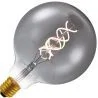 Lighto | LED filament | Large fitting E27 | Globelamp | Black | 125mm | 5W