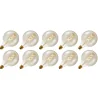 Lighto | LED filament | Large socket E27 | Globelamp | Gold | 125mm | 5W | 10 pcs.