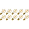 Lighto | LED filament | Large socket E27 | Standard bulb | Gold | 60mm | 4W | 10 pcs.