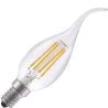 Lighto | LED filament | Small socket E14 | Candle lamp tip | Bright | 35mm | 4W