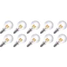 Lighto | LED filament | Small socket E14 | Ball Lamp | Bright | 45mm | 4W | 10 pcs.