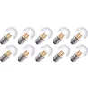 Lighto | LED filament | Large socket E27 | Ball Lamp | Bright | 45mm | 4W | 10 pcs.