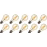 Lighto | LED filament | Large fitting E27 | Standard bulb | Gold | Twilight sensor | 60mm | 4W | 10 pcs.