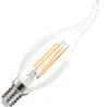 Lighto | LED filament | Small fitting E14 | Candle lamp tip | Bright | 35mm | 5W
