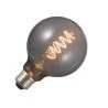 Lighto | LED Filament | E27 Fitting | Globelamp | Smoked Glass | G95 | 95mm | 4W