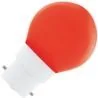 Bailey | LED bulb | Bayonet fitting B22d Fitting | Ball Lamp | Red | 45mm | 1W