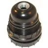 Fitting threaded E27 black