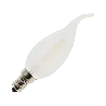 Lighto | LED filament | Small fitting E14 | Candle lamp tip | Matt | 35mm | 2W