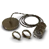 Calex | Retro Pendant | Bronze | E27 fitting | 2M cord