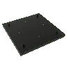 Calex | Metal ceiling plate | 40x40cm | 4 holes | Matte Black