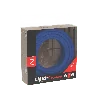Calex | Textile wrapped cable | 2x0.75mm² | 1.5M | Blue | 60W