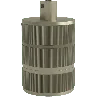 Calex | Lampholder | E27 socket | Aluminum | 3-ring model | Matte Bronze | Round cable clamp | 60W
