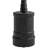 Calex | Lamp Holder | E27 fitting | Aluminum | Matte Black | 60W