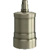 Calex | Lamp Holder | E27 fitting | Aluminum | Matte Bronze | 60W