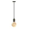 Calex | Retro Pendant | E27 | Aluminum | Gun Metal Grey | 1-ring model | 1.5M cord