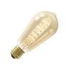 Calex | LED filament | Large socket E27 | Rustic ST64 | Gold | 5.5W