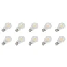 Lighto | LED filament | Large socket E27 | Standard bulb | Bright | 60mm | 6W | 10 pcs.